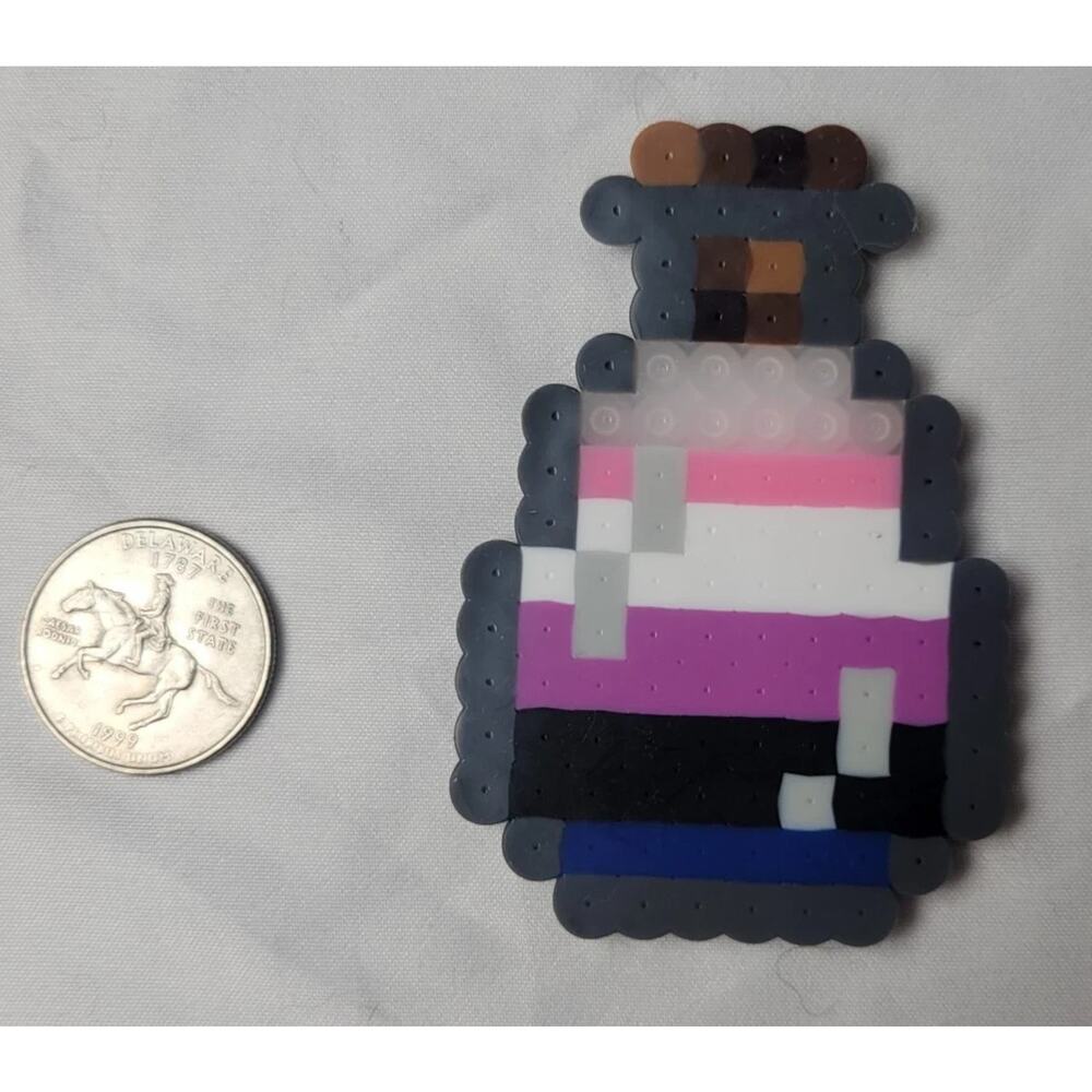 Genderfluid LGBT Potion Perler Pixel Art